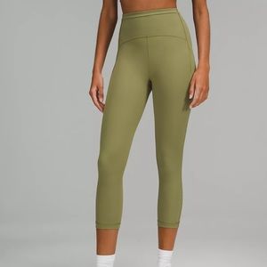 LULULEMON Swift Speed High-Rise Crop 23" - Bronze Green